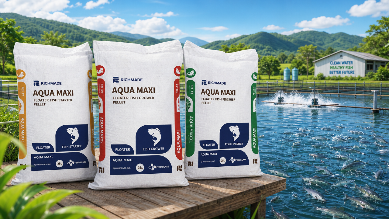 Richmade Aqua Maxi — Floater Fish Starter, Grower, Finisher Pellets
